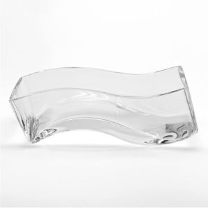 Badash‎ crystal wavy bowl 12x5